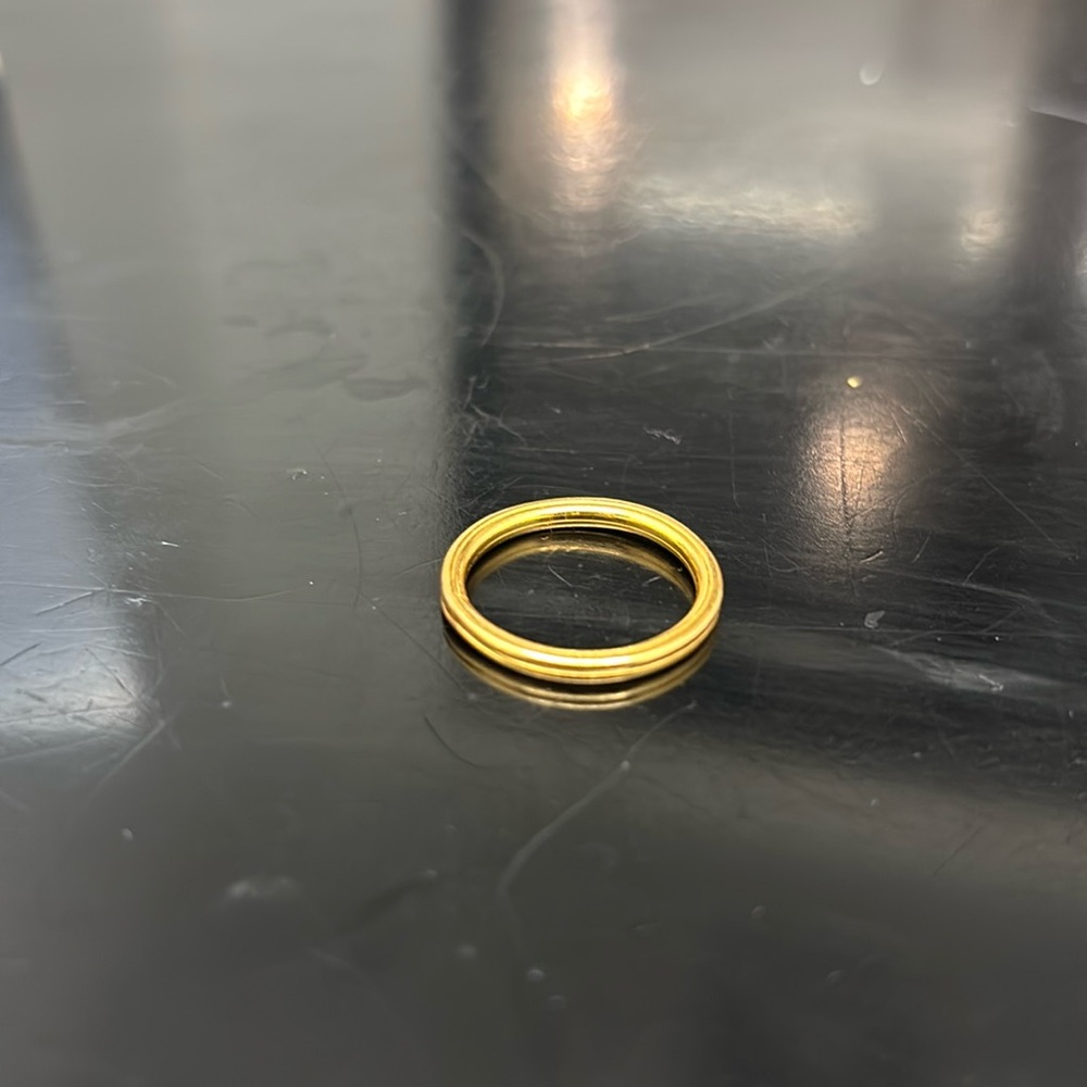 A little too big for me now. 22k gold ring